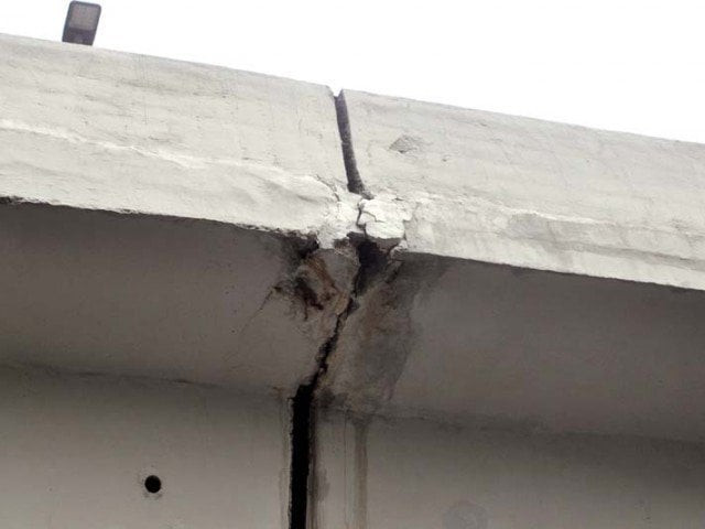several stores and hotels located along the bridge were evacuated after cracks appeared in their walls photo file several stores and hotels located along the bridge were evacuated after cracks appeared in their walls photo file