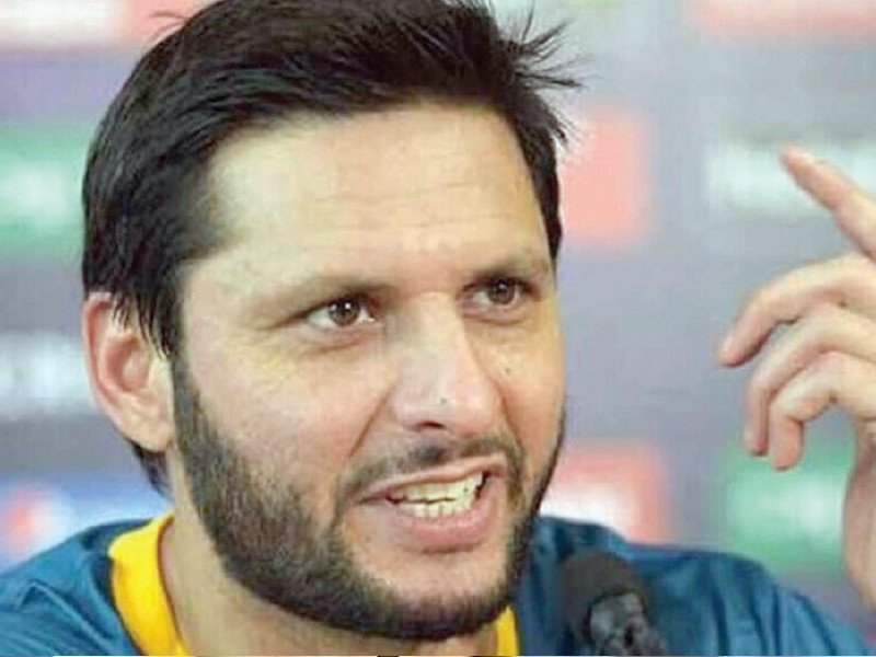 former pakistan captain shahid afridi says no captain has ever had such a clear opportunity photo afp