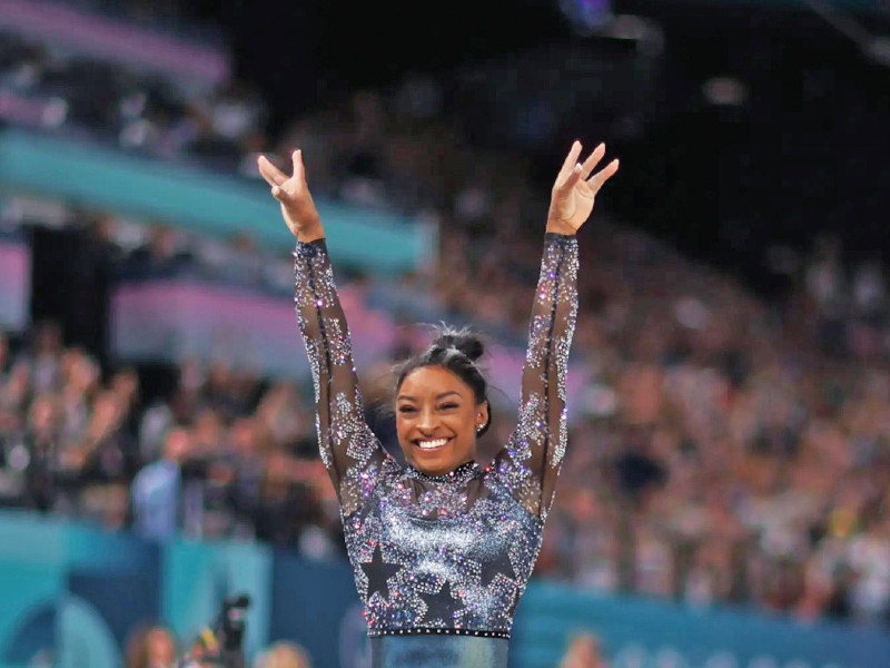 america s simone biles appears to be back at the peak of her powers photo afp