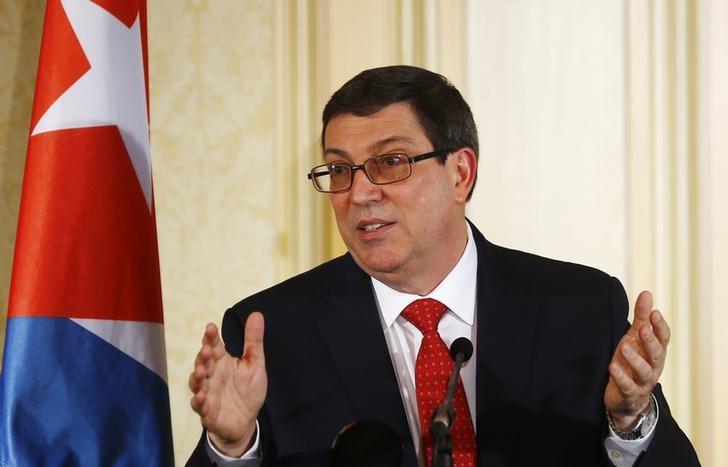 cuba 039 s foreign minister bruno rodriguez addresses a news conference in vienna austria photo reuters