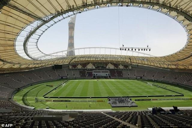 general view of the khalifa international stadium in doha after it was refurbished ahead of the qatar 2022 fifa world cup photo afp general view of the khalifa international stadium in doha after it was refurbished ahead of the qatar 2022 fifa world cup photo afp