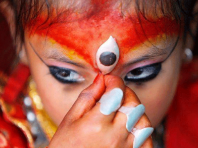 nepal names 3 year old as new living goddess