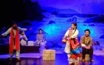 thought provoking khali stage wins hearts on world theatre day thought provoking khali stage wins hearts on world theatre day