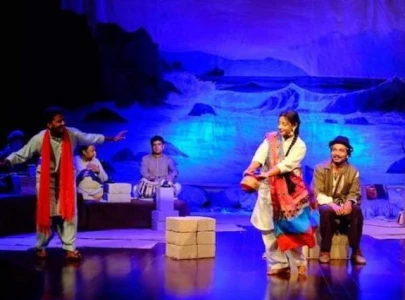 thought provoking khali stage wins hearts on world theatre day