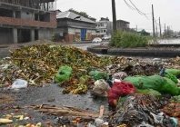 sunday market turns into garbage dump