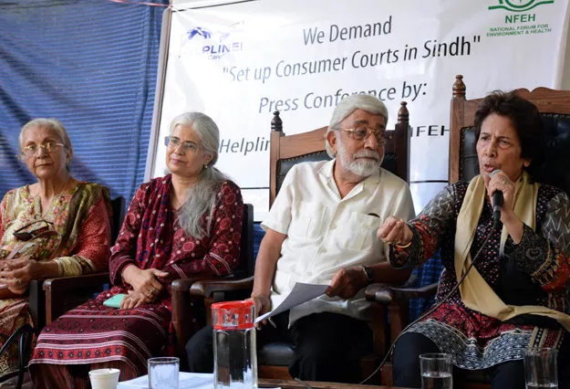 addressing a joint press conference at the karachi press club justice retd majida rizvi and helpline trust chairperson hameed maker said the assembly had passed the law for consumers 039 protection in february 2015 but it has yet to be implemented photo mohammad azeem addressing a joint press conference at the karachi press club justice retd majida rizvi and helpline trust chairperson hameed maker said the assembly had passed the law for consumers 039 protection in february 2015 but it has yet to be implemented photo mohammad azeem