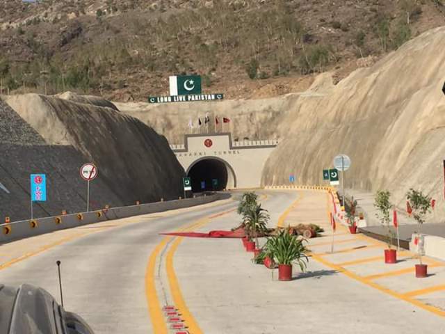 army chief general qamar javed bajwa inaugurates phase one of ghallanai mohmand gat road including 751m nahakki tunnel in mohmand agency of the federally administered tribal areas fata on september 27 2017 photo express