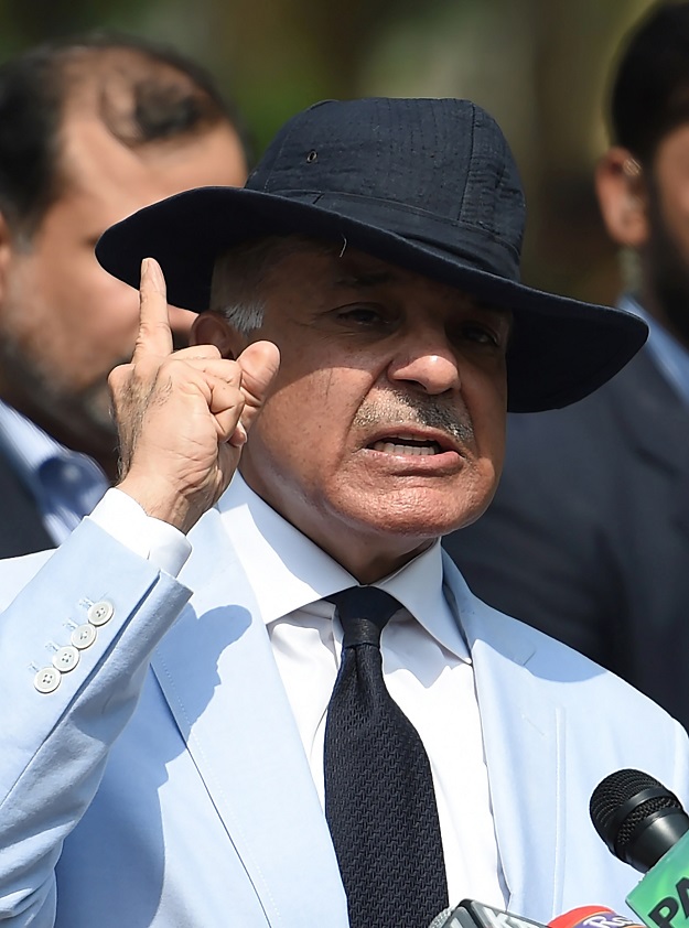 shehbaz sharif photo afp file