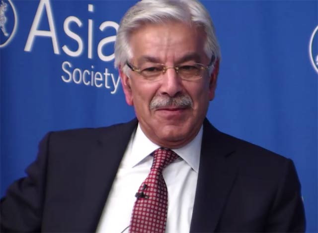 foreign minister khawaja asif at the asia society event in new york screen grab foreign minister khawaja asif at the asia society event in new york screen grab