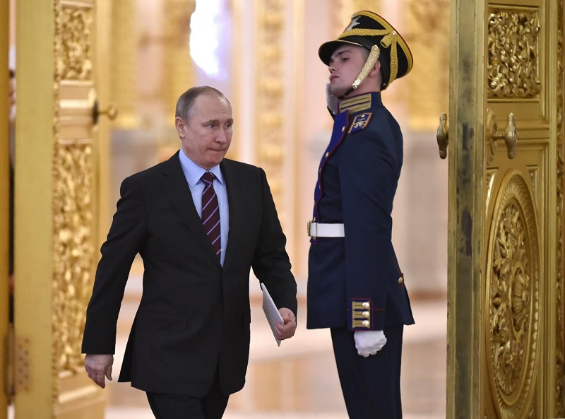 russia 039 s president vladimir putin arrives to chair a meeting at the kremlin photo reuters