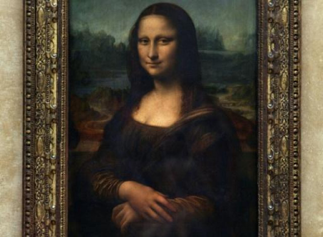 the mona lisa by leonardo da vinci pictured in the louvre museum in paris photo afp the mona lisa by leonardo da vinci pictured in the louvre museum in paris photo afp