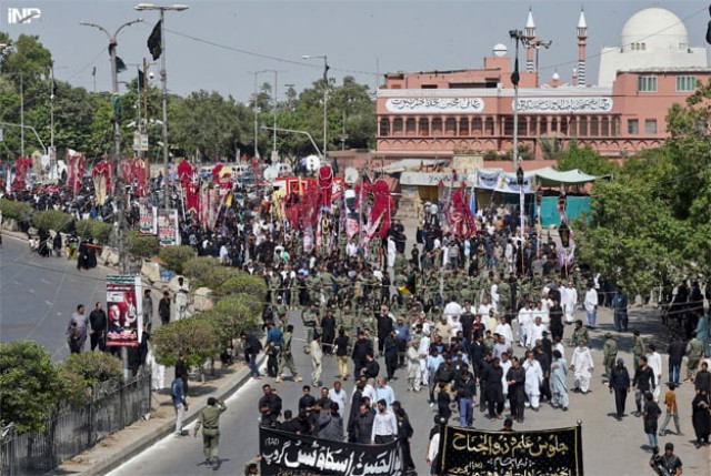 a large number of people including women and children participated in the main procession of muharram 8 in karachi which started from nishtar park and culminated at imambargah husanian iranian in kharadar photo inp a large number of people including women and children participated in the main procession of muharram 8 in karachi which started from nishtar park and culminated at imambargah husanian iranian in kharadar photo inp