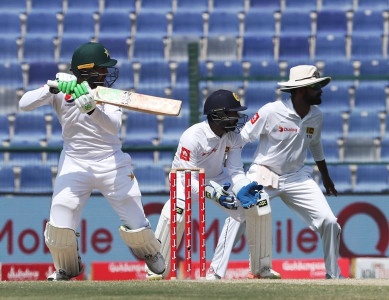 1st test pakistan secure slim first innings lead against sri lanka