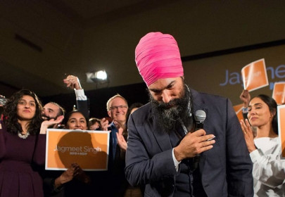 canada s third largest party votes indian sikh as leader