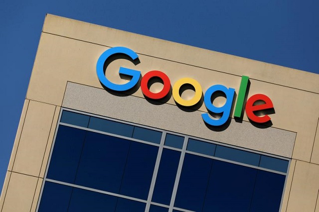 the google logo is pictured atop an office building in irvine california us august 7 2017 photo reuters