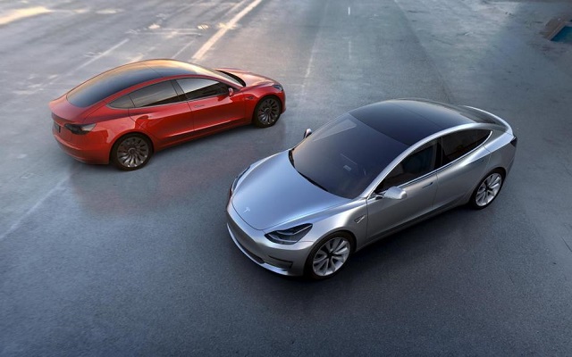 tesla motors 039 mass market model 3 electric cars are seen in this handout picture from tesla motors on march 31 2016 photo reuters
