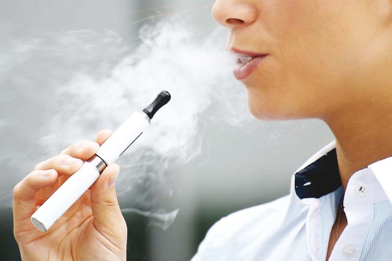 e cigarettes can increase the harm if people become smokers after first trying them photo file