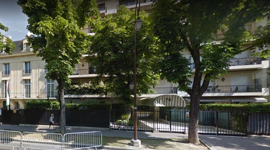 jordanian embassy in paris photo twitter