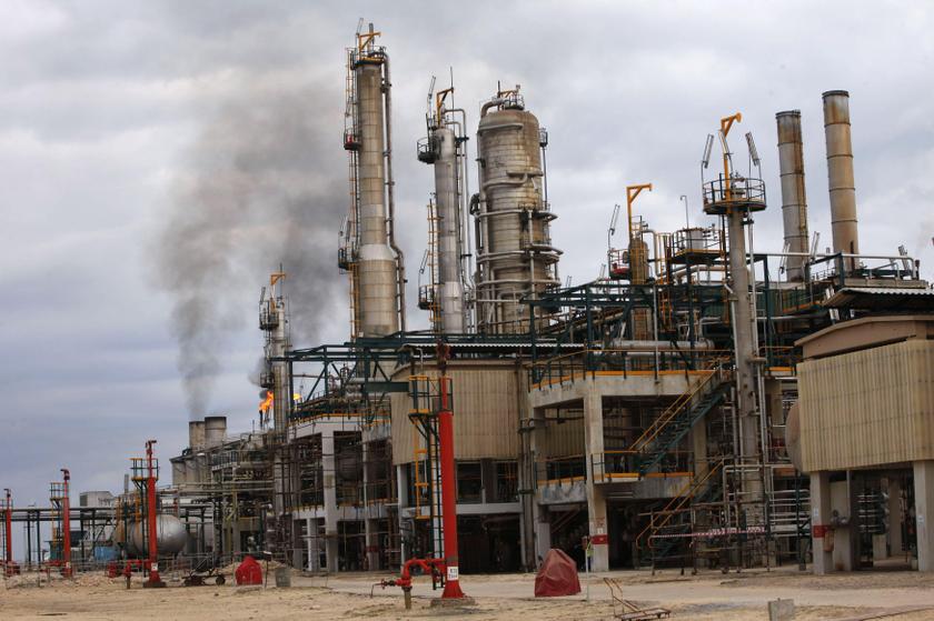 a general view shows an oil refinery photo reuters