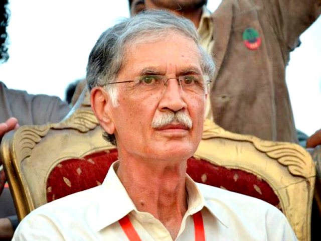 k p chief minister pervez khattak will unveil the trophy photo file