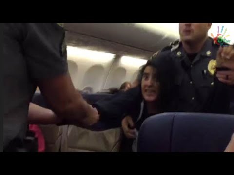 muslim american shown being dragged off us flight in viral video claims racial profiling