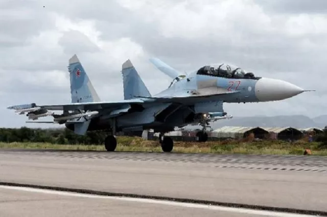 a russian sukhoi su 35 bomber lands at the russian hmeimim military base in latakia province in the northwest of syria on may 4 2016 photo afp a russian sukhoi su 35 bomber lands at the russian hmeimim military base in latakia province in the northwest of syria on may 4 2016 photo afp