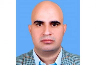 a file photo of former pml n senator taj afridi senate website