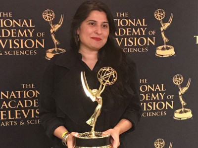sharmeen obaid chinoy s a girl in the river wins big at the emmys