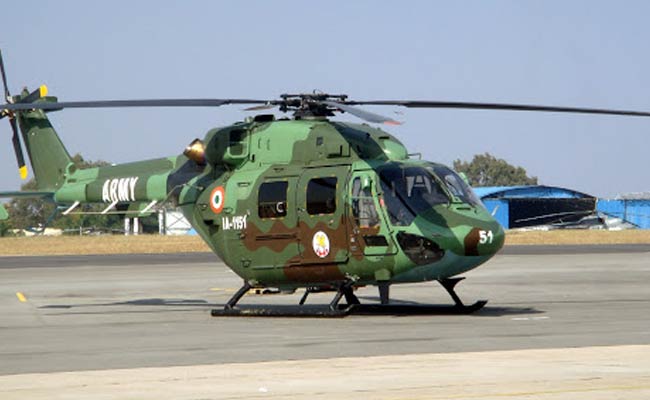 representational image the pilot and co pilot of the dhruv chopper of the indian army were killed in the crash creative commons