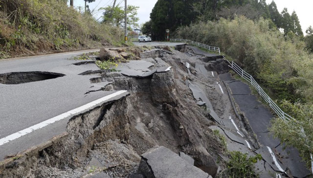 a file photo of an earthquake in japan photo afp