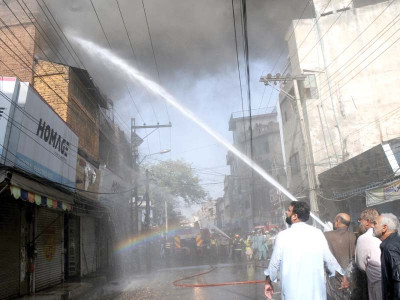 electronics warehouse gutted in pindi inferno electronics warehouse gutted in pindi inferno