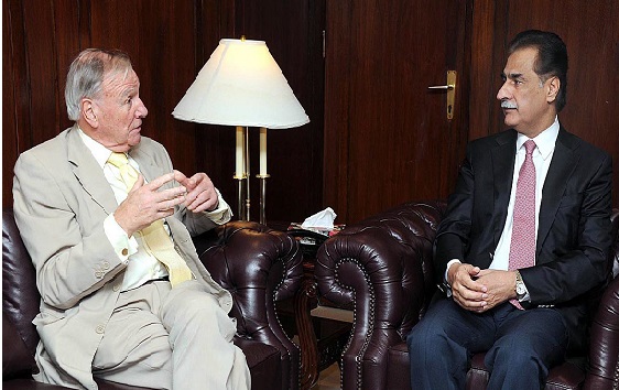 na speaker ayaz sadiq in a meeting with uk s house of lords member lord malcolm gray bruce photo app