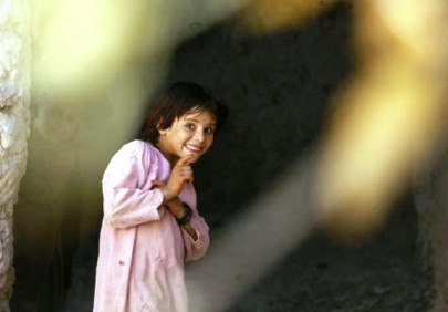 the girl in the shabby clothes