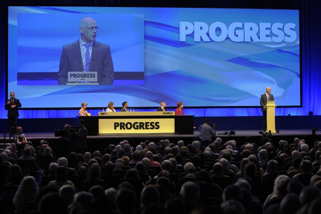 the scottish national party annual conference in glasgow photo afp