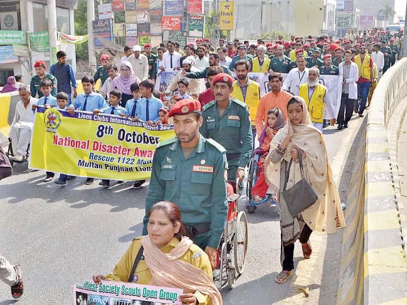 people participate in a walk to mark disaster awareness day in multan photo app people participate in a walk to mark disaster awareness day in multan photo app