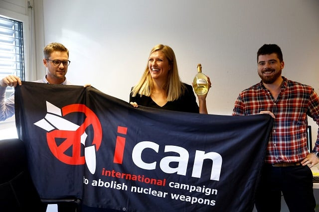 nuclear disarmament coalition wins the 2017 nobel peace prize nuclear disarmament coalition wins the 2017 nobel peace prize