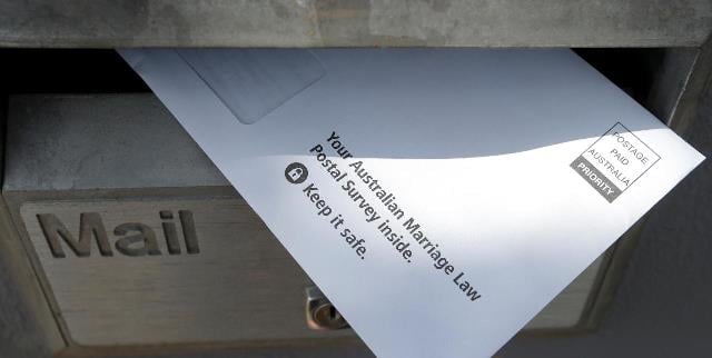 the australian bureau of statistics gay marriage law postal survey form is seen in a residential letterbox in this september 16 2017 illustration image photo reuters