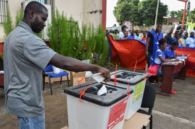liberia has won praise for a lively yet so far peaceful campaign in a country that was scarred by years of civil war photo afp liberia has won praise for a lively yet so far peaceful campaign in a country that was scarred by years of civil war photo afp