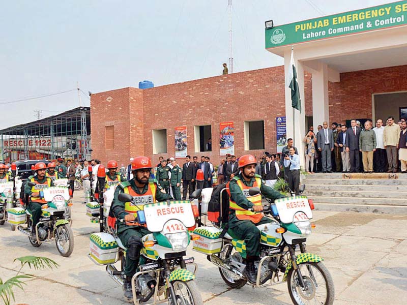 punjab chief minister shehbaz sharif witnesses the inauguration of the motorcycle ambulance service photo app