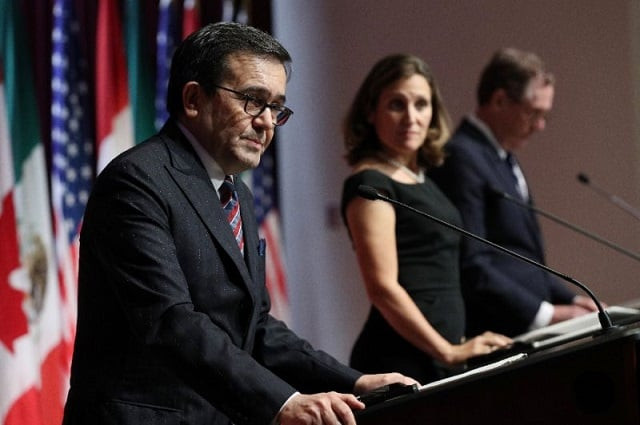 from l mexico 039 s secretary of economy ildefonso guajardo villarreal canada 039 s minister of foreign affairs chrystia freeland and the us trade representative robert e lighthizer make statements in ottawa on september 27 2017 from l mexico 039 s secretary of economy ildefonso guajardo villarreal canada 039 s minister of foreign affairs chrystia freeland and the us trade representative robert e lighthizer make statements in ottawa on september 27 2017 photo afp lars hagberg from l mexico 039 s secretary of economy ildefonso guajardo villarreal canada 039 s minister of foreign affairs chrystia freeland and the us trade representative robert e lighthizer make statements in ottawa on september 27 2017 from l mexico 039 s secretary of economy ildefonso guajardo villarreal canada 039 s minister of foreign affairs chrystia freeland and the us trade representative robert e lighthizer make statements in ottawa on september 27 2017 photo afp lars hagberg