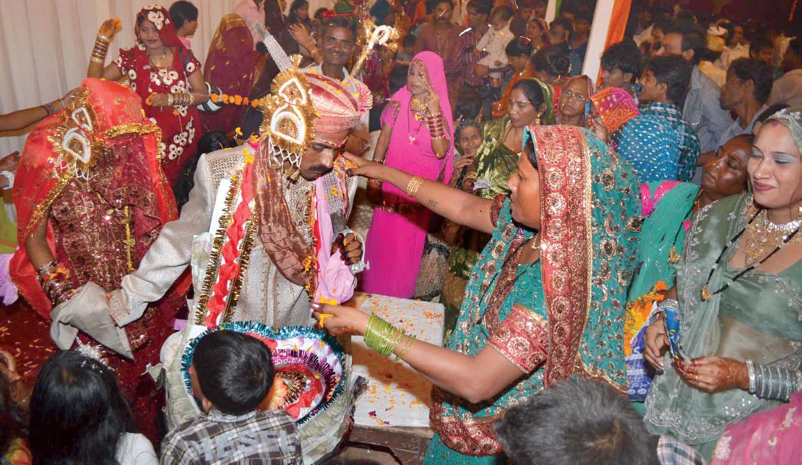 the law allows members of the hindu community to register their marriages for the first time in the country photo express file