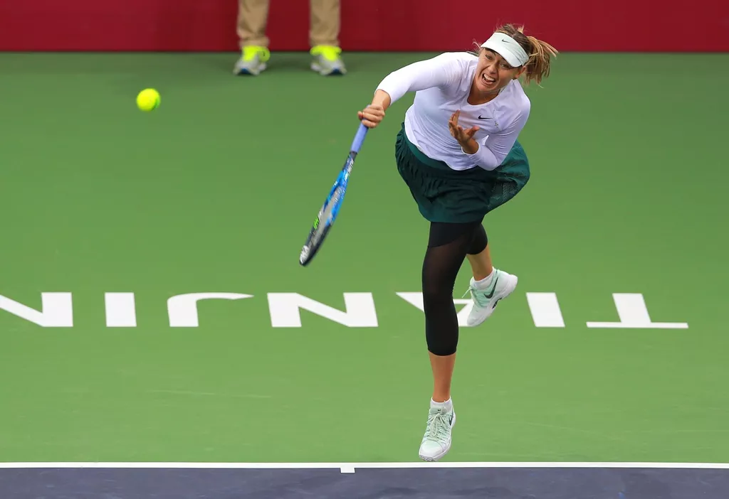 unbeaten run sharapova has cut a swathe through the limited draw in tianjin beating irina camelia begu magda linette stefanie voegele and peng without dropping a set photo afp unbeaten run sharapova has cut a swathe through the limited draw in tianjin beating irina camelia begu magda linette stefanie voegele and peng without dropping a set photo afp