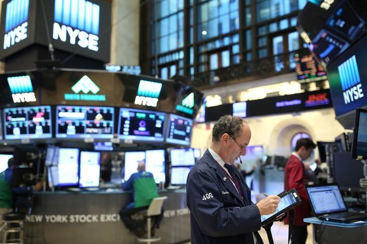 a trader works on the floor of the new york stock exchange nyse in manhattan new york city us photo reuters