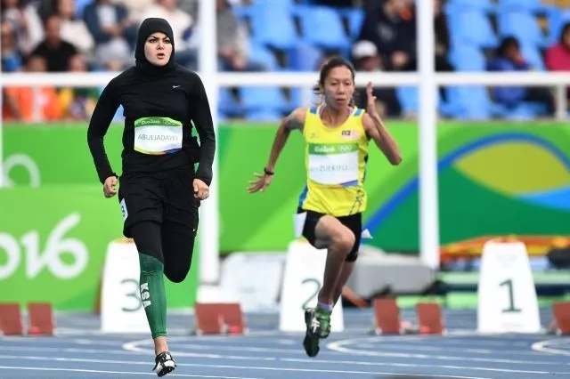 a saudi competitor at the rio 2016 olympic games photo afp a saudi competitor at the rio 2016 olympic games photo afp