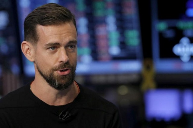 jack dorsey ceo of square and ceo of twitter speaks during an interview november 19 2015 photo reuters