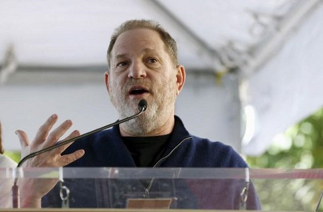 producer harvey weinstein speaks at the ceremony for the unveiling of the star for italian composer ennio morricone on the hollywood walk of fame in hollywood california february 26 2016 photo reuters