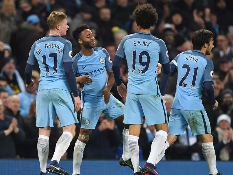 city scored seven against stoke to set a record for most goals in the epl at this stage of the season while napoli have done the same in serie a photo afp city scored seven against stoke to set a record for most goals in the epl at this stage of the season while napoli have done the same in serie a photo afp
