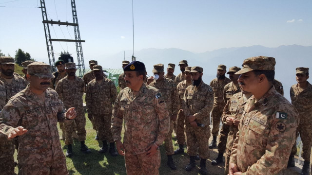 rawalpindi corps commander lt gen nadeem raza visits loc on monday photo ispr rawalpindi corps commander lt gen nadeem raza visits loc on monday photo ispr