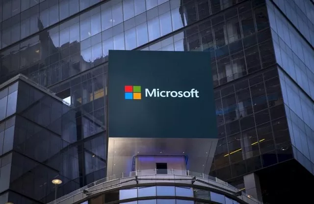 the microsoft logo is seen on an electronic billboard on an office building in new york city july 28 2015 photo reuters the microsoft logo is seen on an electronic billboard on an office building in new york city july 28 2015 photo reuters