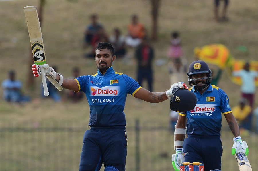 exemption gunathilaka received a six match ban for misconduct during the 9 0 humiliation against the hands of india but will now serve only a three match ban photo afp